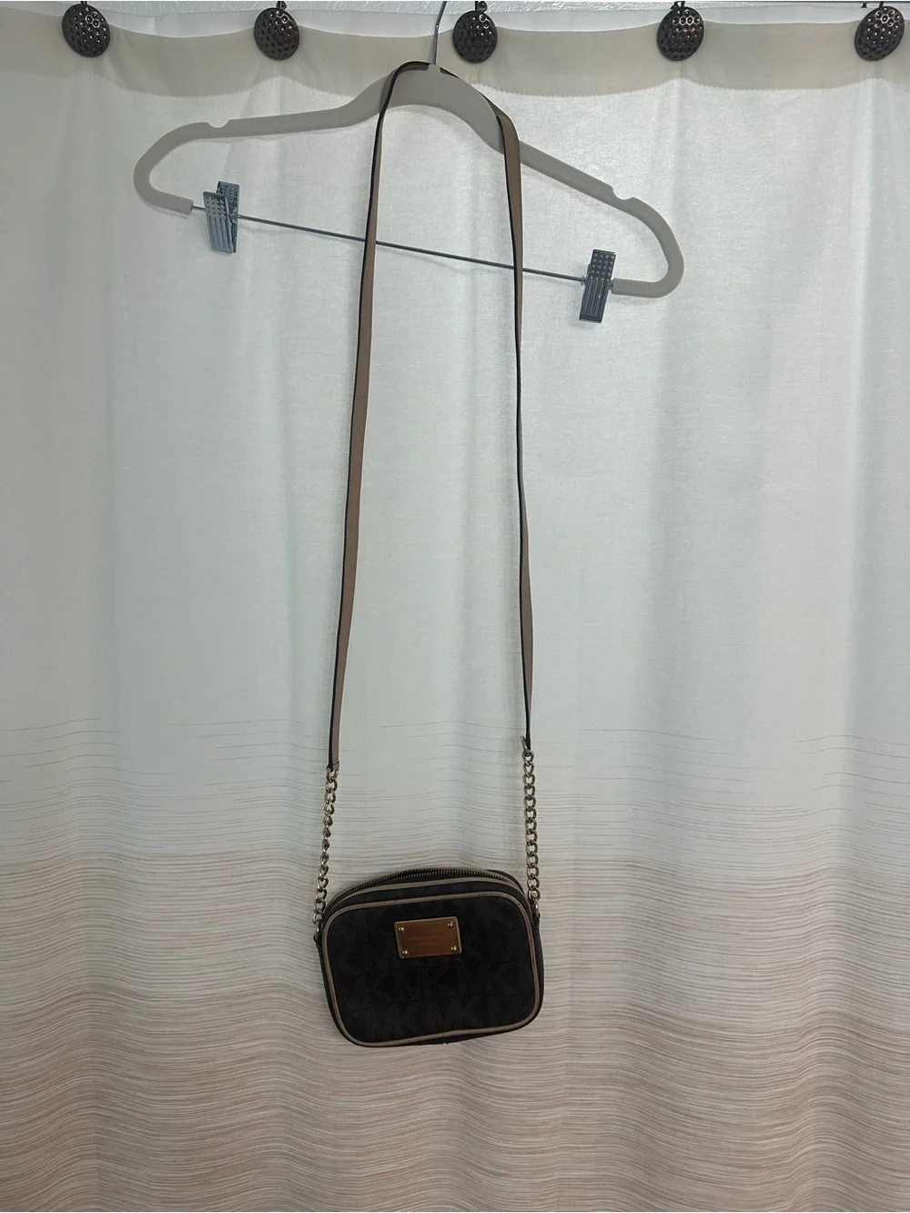 Michael Kors Brown Logo Crossbody